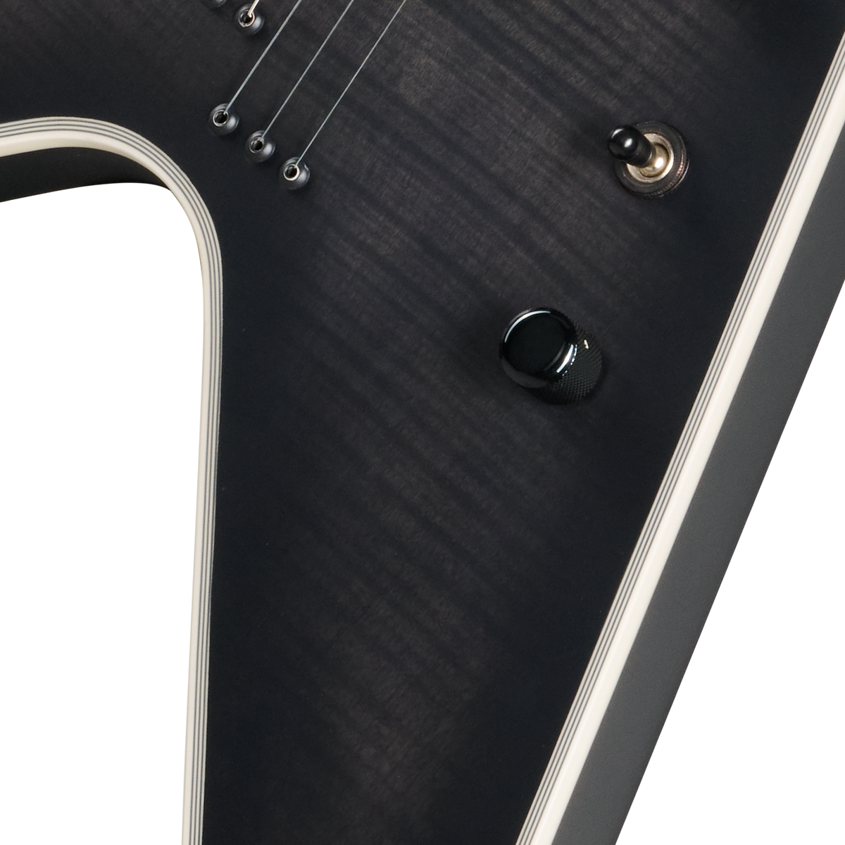 Epiphone Prophecy Flying V, Obsidian Storm Satin Electric Guitar Epiphone
