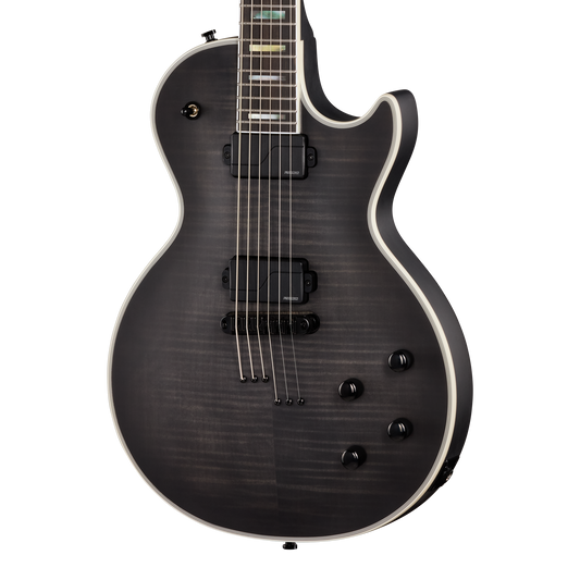 Epiphone Prophecy Les Paul Baritone, Obsidian Storm Satin Electric Guitar Epiphone