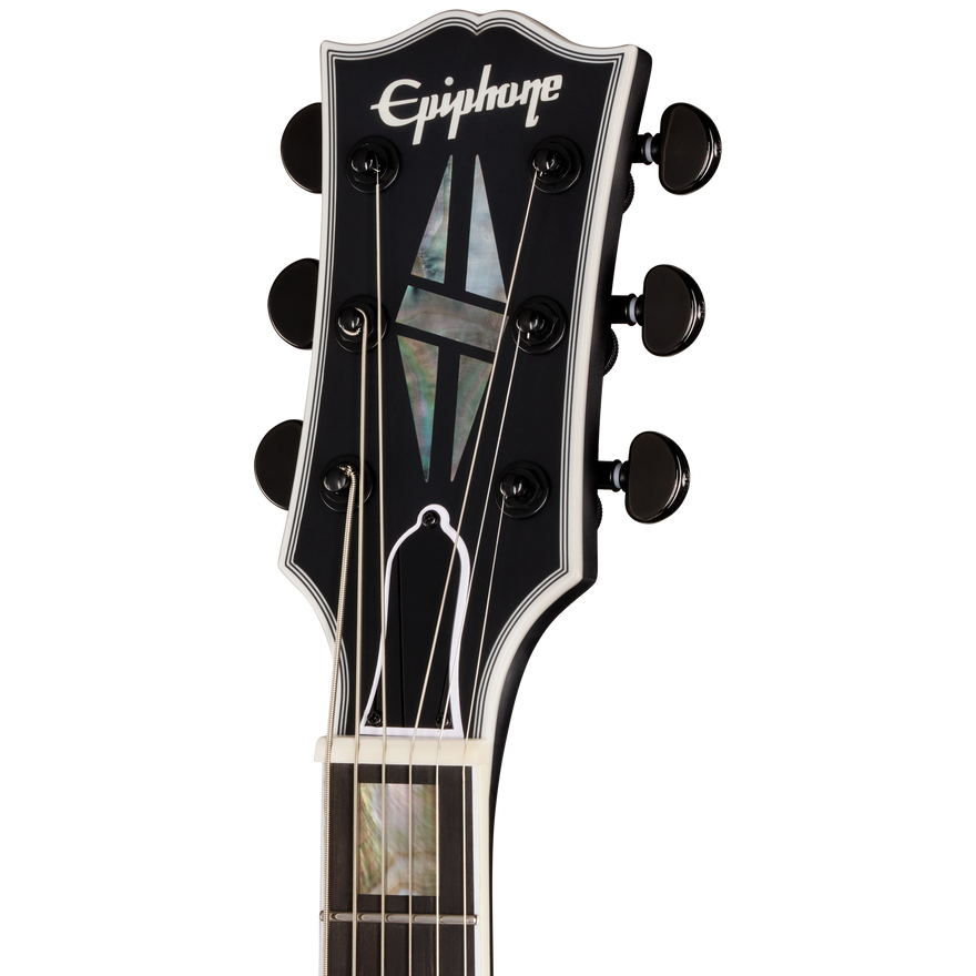 Epiphone Prophecy Les Paul Baritone, Obsidian Storm Satin Electric Guitar Epiphone
