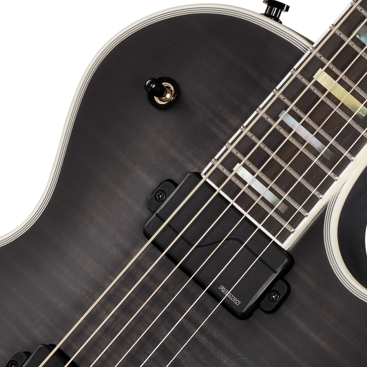 Epiphone Prophecy Les Paul Baritone, Obsidian Storm Satin Electric Guitar Epiphone