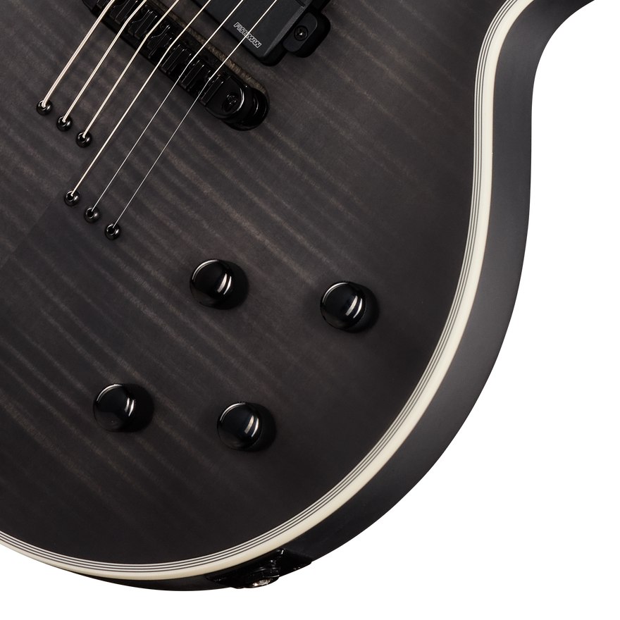 Epiphone Prophecy Les Paul Baritone, Obsidian Storm Satin Electric Guitar Epiphone