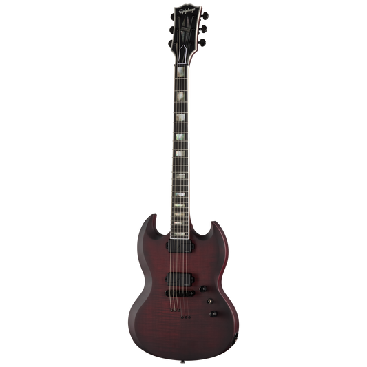 Epiphone Prophecy SG, Crimson Fog Satin Electric Guitar Epiphone
