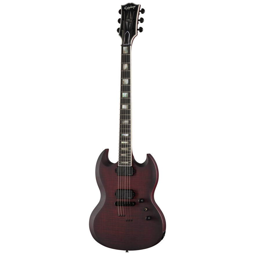 Epiphone Prophecy SG, Crimson Fog Satin Electric Guitar Epiphone