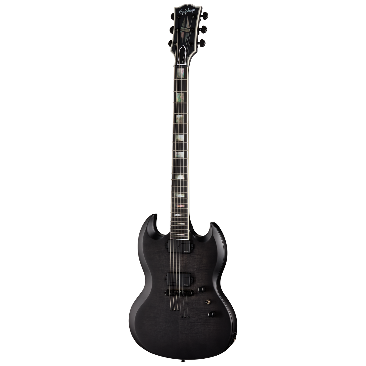 Epiphone Prophecy SG, Obsidian Storm Satin Electric Guitar Epiphone