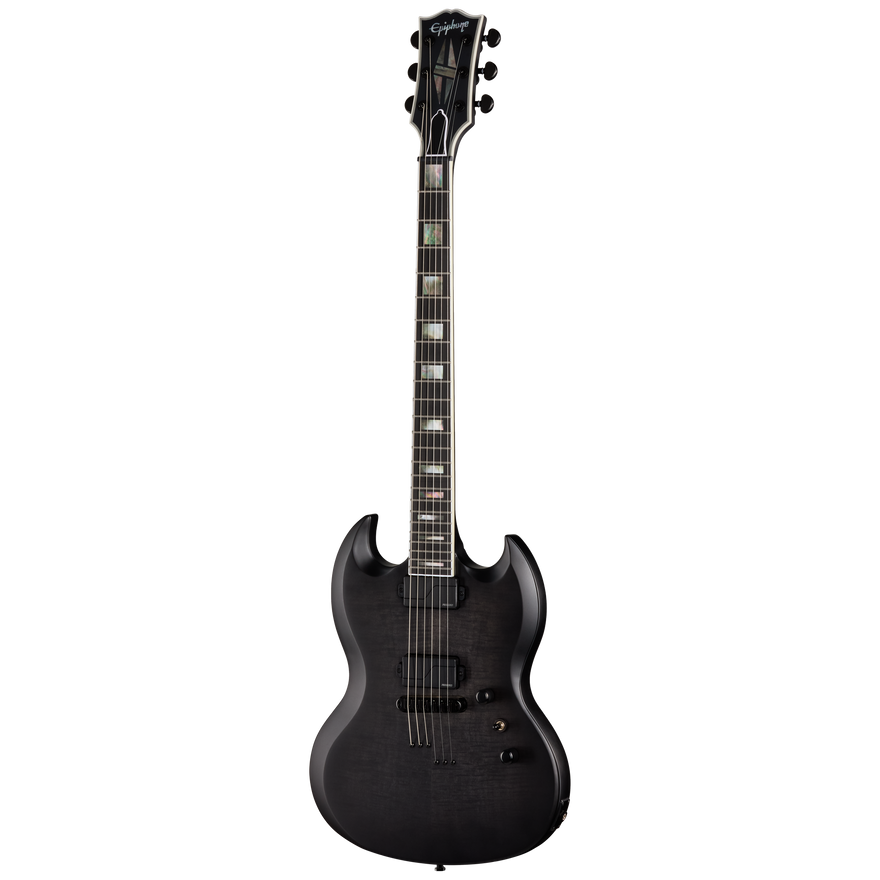Epiphone Prophecy SG, Obsidian Storm Satin Electric Guitar Epiphone