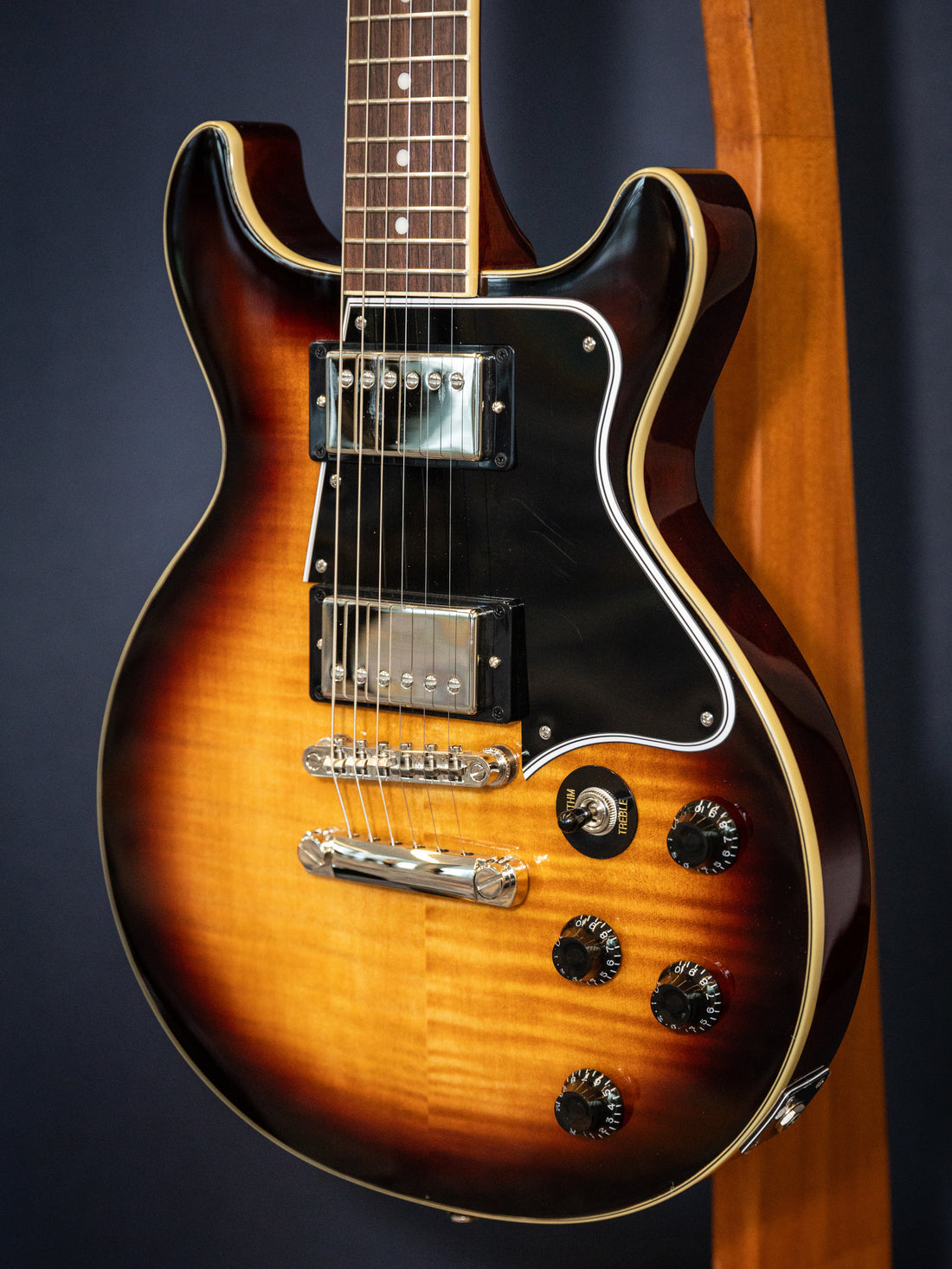 The new Epiphone Les Paul Special Double Cut Figured is set to be one of the stars of the Inspired by Gibson Collection