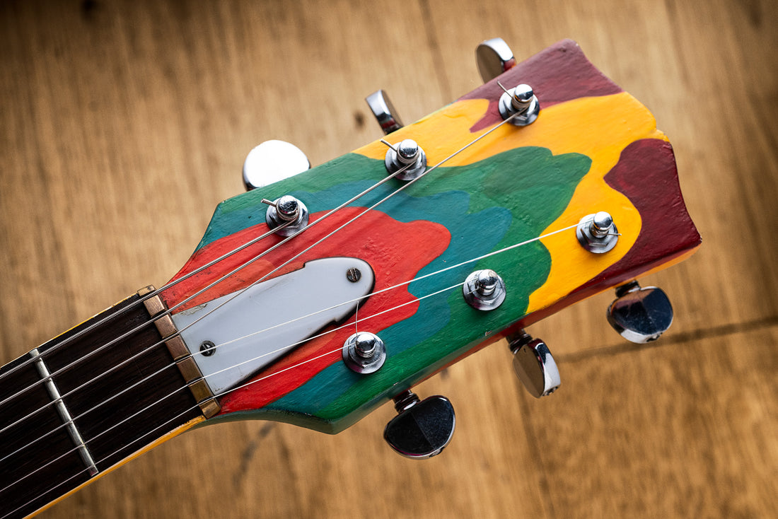 The Fool headstock by Eleanor Jane