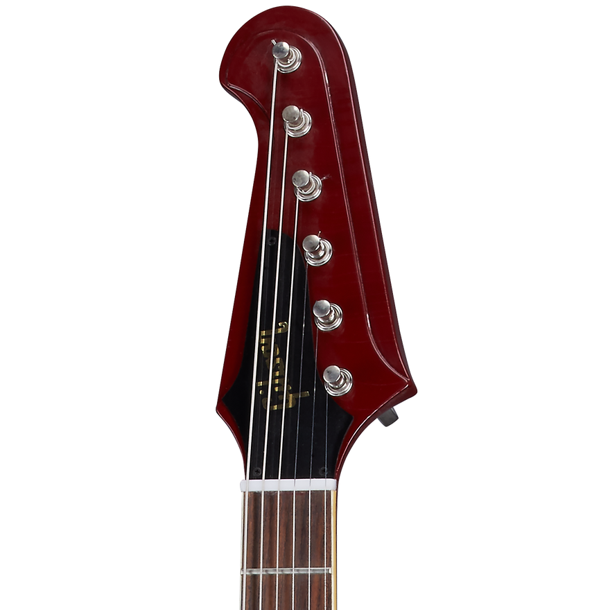 Gibson Custom 1963 Firebird V with Maestro Vibrola, Ultra Light Aged, Ember Red Electric Guitar Gibson Custom