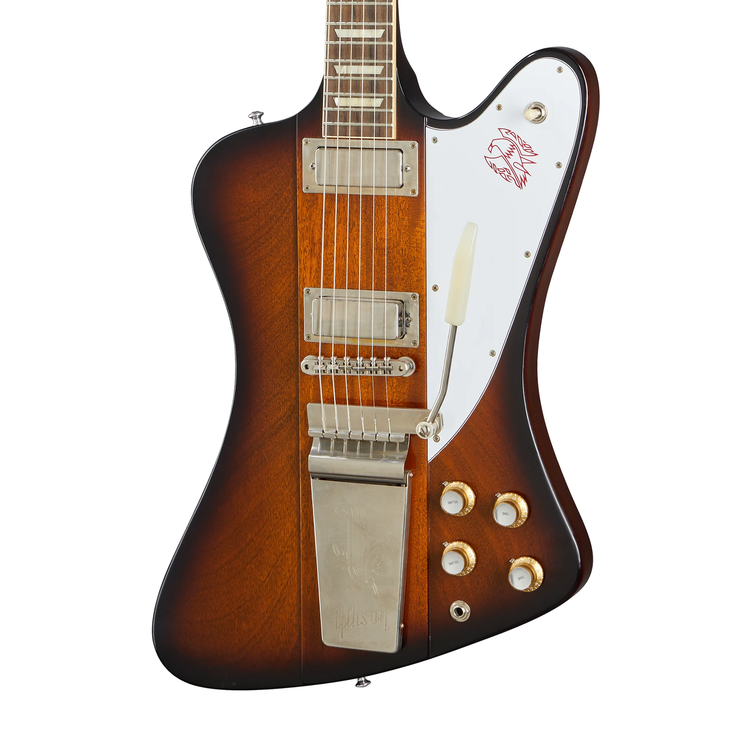 Gibson Custom 1963 Firebird V Reissue, VOS, Vintage Sunburst Electric Guitar Gibson Custom