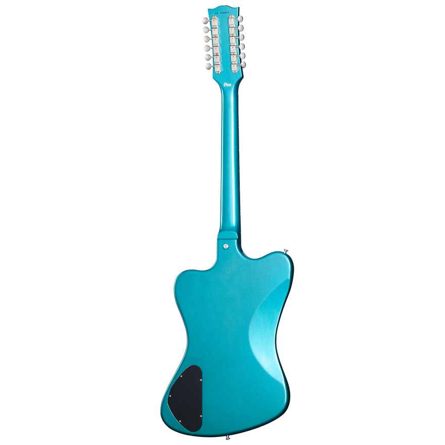 Gibson Custom 1965 Non-Reverse Firebird V 12-String Reissue, Aqua Mist VOS Electric Guitar Gibson Custom
