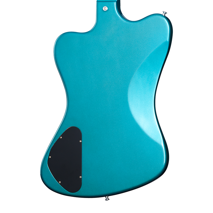 Gibson Custom 1965 Non-Reverse Firebird V 12-String Reissue, Aqua Mist VOS Electric Guitar Gibson Custom