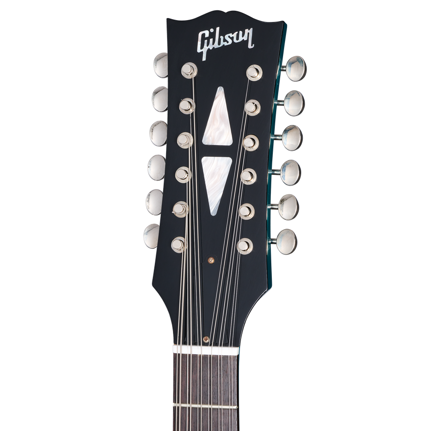 Gibson Custom 1965 Non-Reverse Firebird V 12-String Reissue, Aqua Mist VOS Electric Guitar Gibson Custom