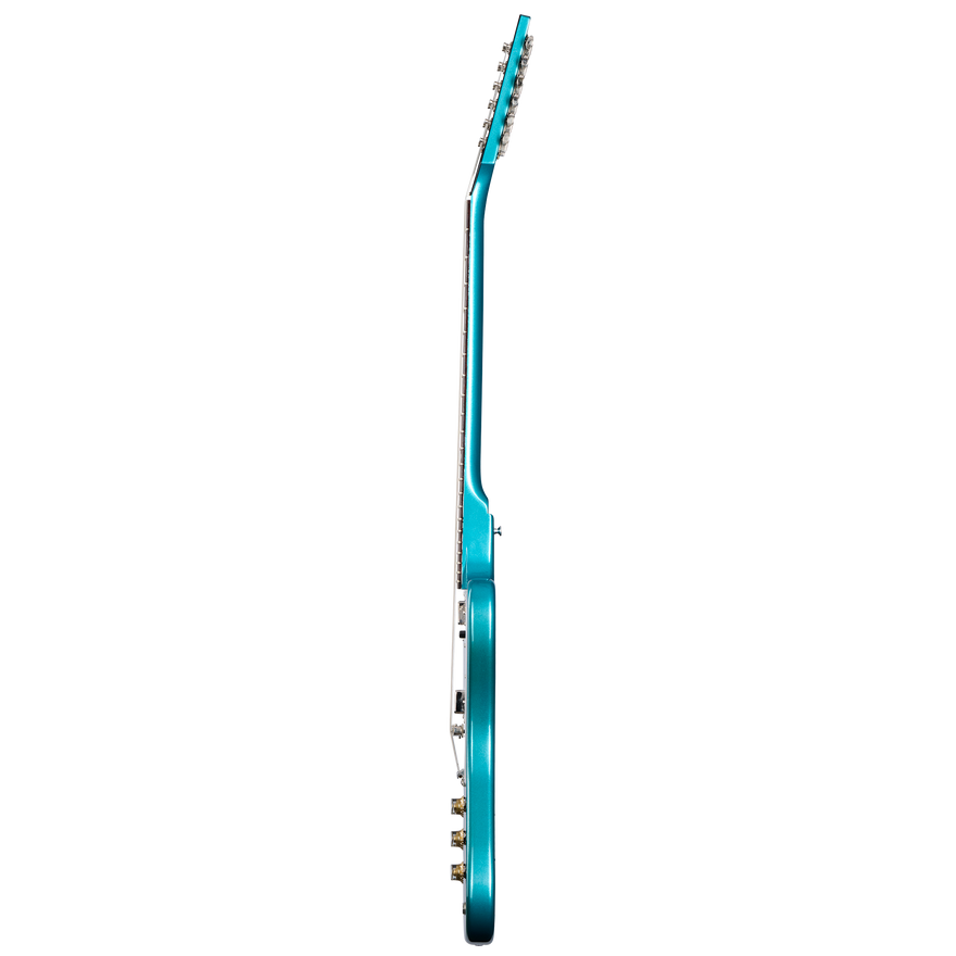 Gibson Custom 1965 Non-Reverse Firebird V 12-String Reissue, Aqua Mist VOS Electric Guitar Gibson Custom