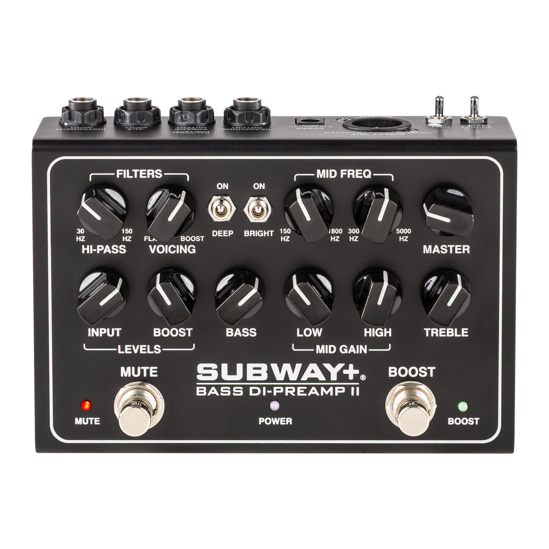 Mesa/Boogie Subway+ Bass DI-Preamp II, Black Pedal Mesa/Boogie