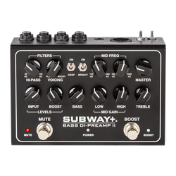 Mesa/Boogie Subway+ Bass DI-Preamp II, Black – Gibson
