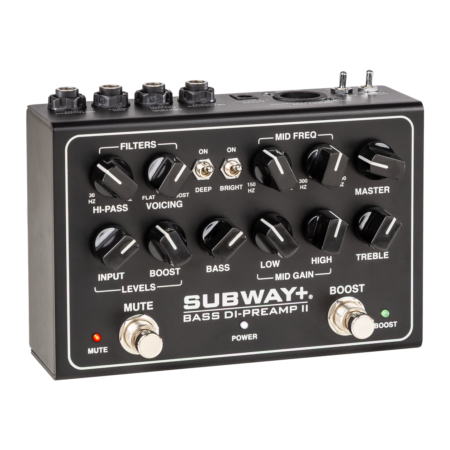 Mesa/Boogie Subway+ Bass DI-Preamp II, Black Pedal Mesa/Boogie