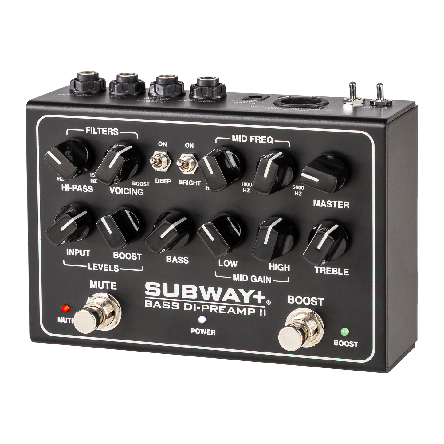 Mesa/Boogie Subway+ Bass DI-Preamp II, Black Pedal Mesa/Boogie