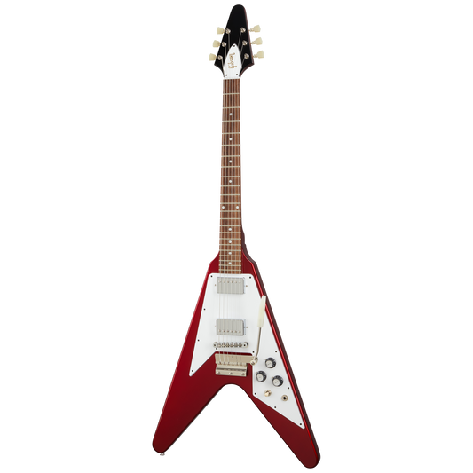 Gibson Custom 1967 Mahogany Flying V Reissue, Gloss, Sparkling Burgundy Electric Guitar Gibson Custom