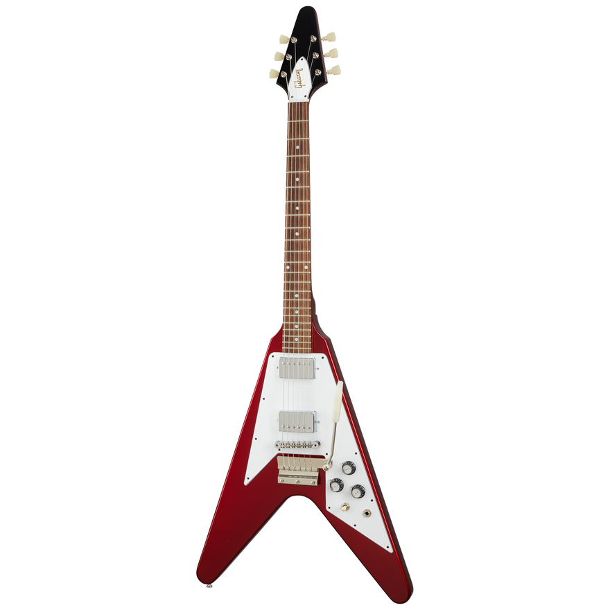 Gibson Custom 1967 Mahogany Flying V Reissue, Gloss, Sparkling Burgundy Electric Guitar Gibson Custom