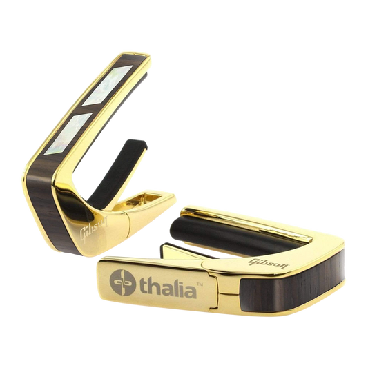 Gibson Split Parallelogram Rosewood Capo, 24K Gold, Exclusive Capo Gibson