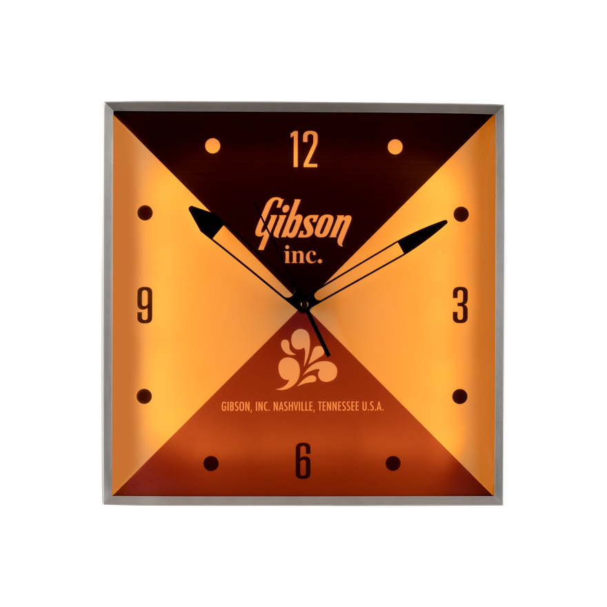 Gibson Vintage Lighted Wall Clock, Gibson Inc. (EU) Clock Gibson