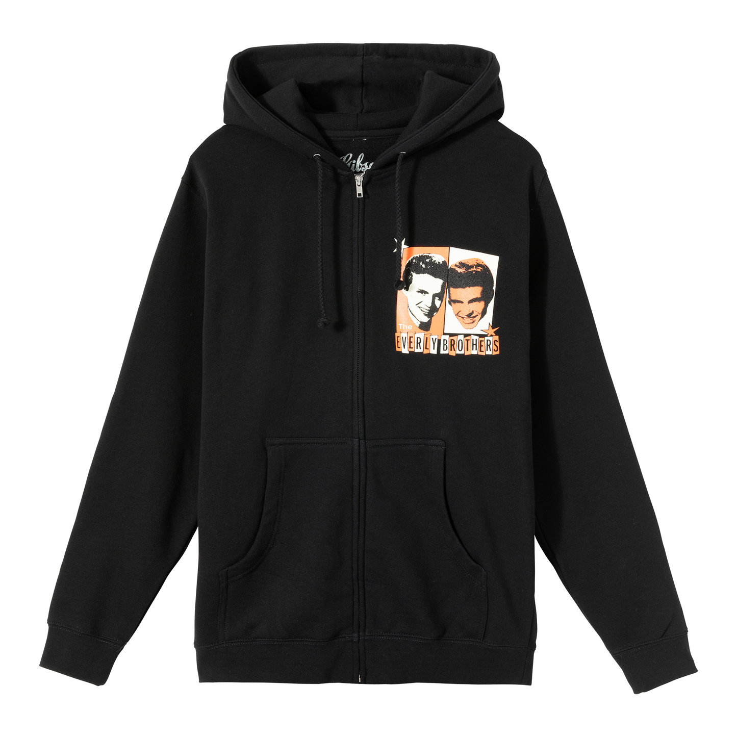 Gibson x Everly Brothers Fullzip Hoodie Sweatshirt Gibson Black Small