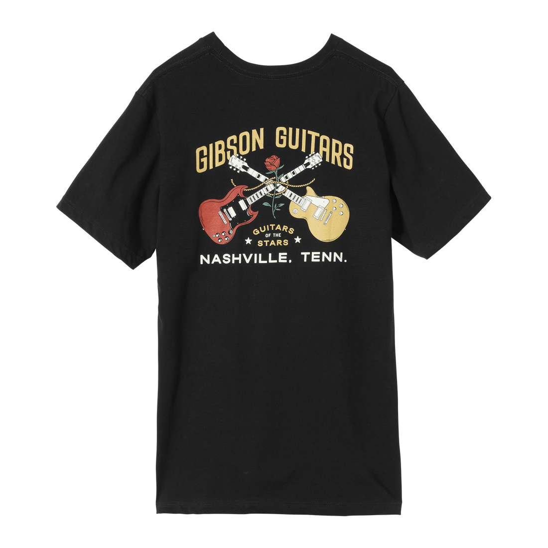 Gibson Guitars of the Stars Shop Tee Shirts & Tops Gibson Black Small