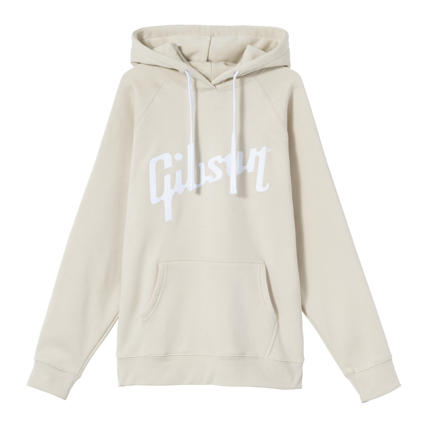 Gibson Felt Logo Pullover Sweatshirt Gibson Small Cream