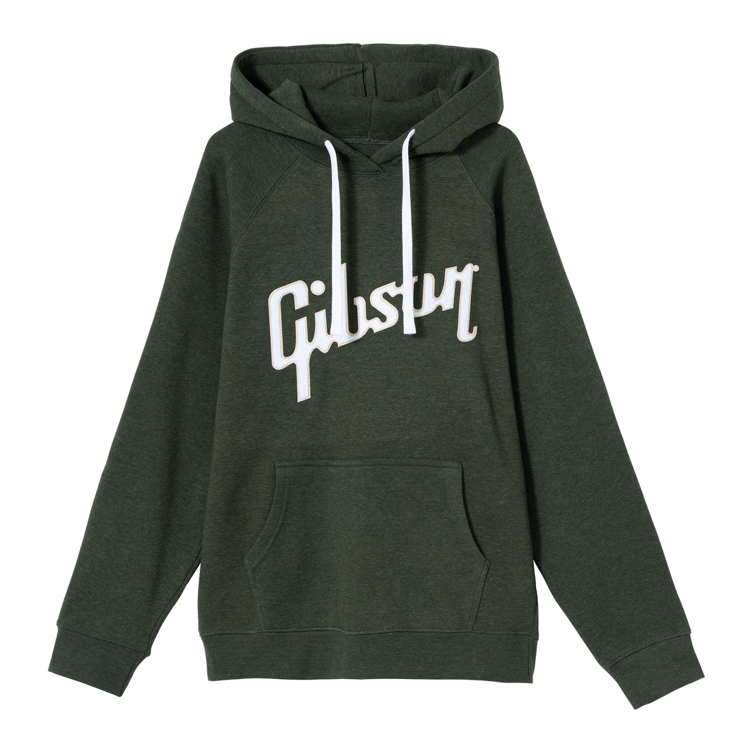 Gibson Chenille Logo Pullover Heather Sweatshirt Gibson Small Green
