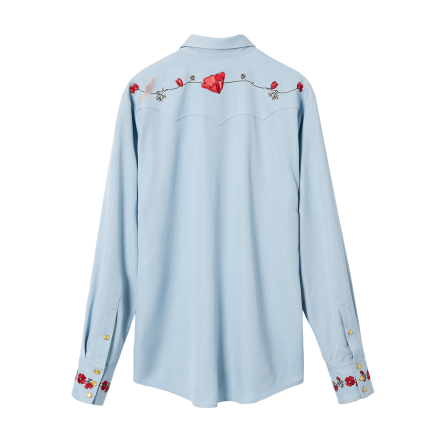 H Bar C x Gibson Dove Denim Shirt, Exclusive Shirts & Tops Gibson