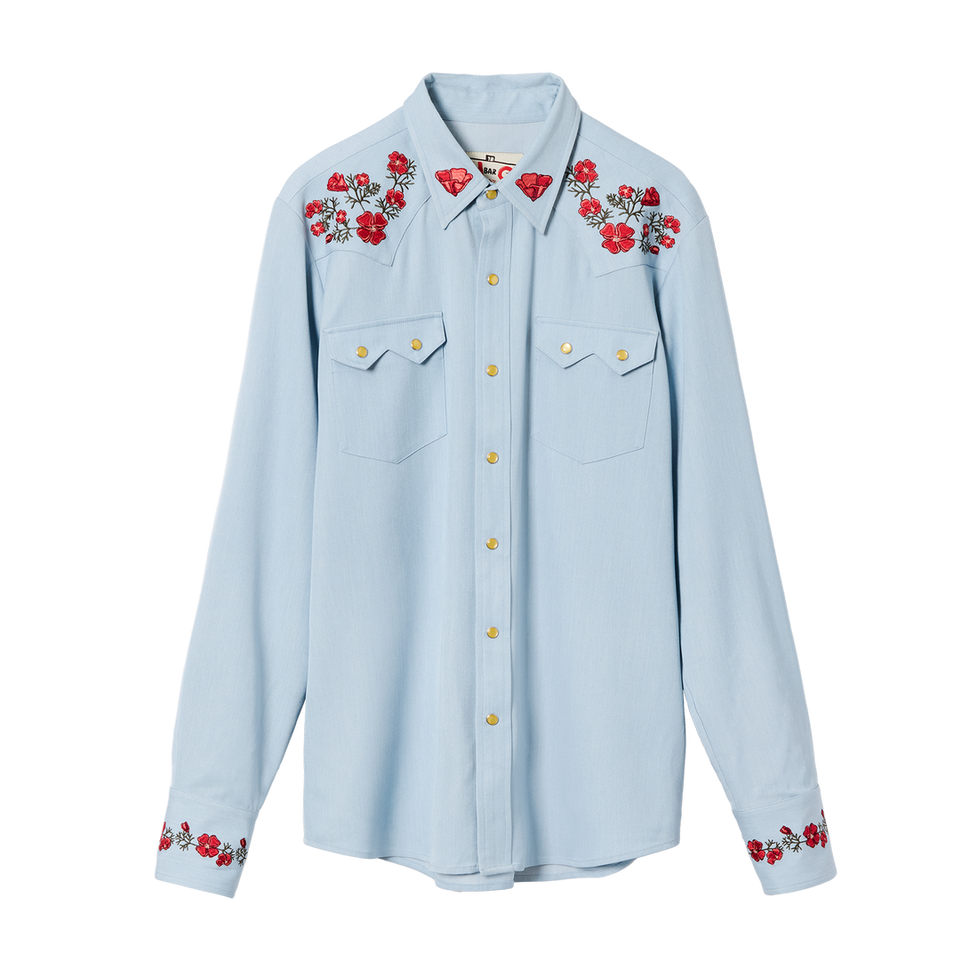 H Bar C x Gibson Dove Denim Shirt, Exclusive Shirts & Tops Gibson XS Denim