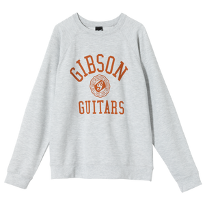 Gibson Collegiate Pullover Heather Sweatshirt Gibson Small Gray