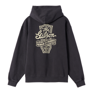 Gibson Premium Instruments Hoodie Sweatshirt Gibson Small Black