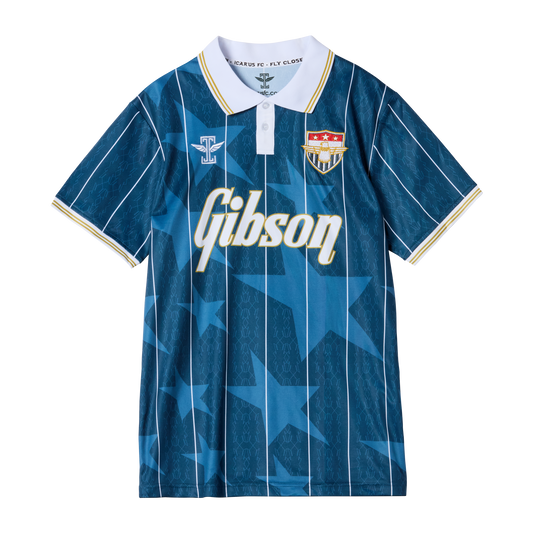 Gibson x Icarus Football Jersey, Short Sleeves Shirts & Tops Gibson Small Blue, Short Sleeves