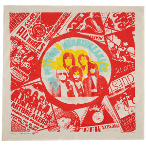 imogene + willie x Gibson "The Band" Bandana, Red/White, Exclusive Bandana Gibson