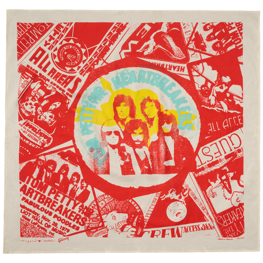imogene + willie x Gibson "The Band" Bandana, Red/White, Exclusive Bandana Gibson