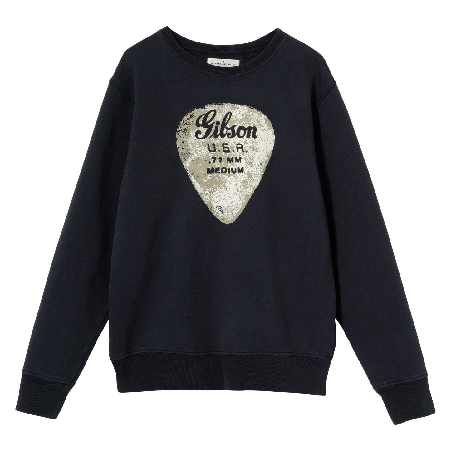imogene + willie x Gibson Crewneck Sweatshirt, Exclusive Sweatshirt Gibson XS Black