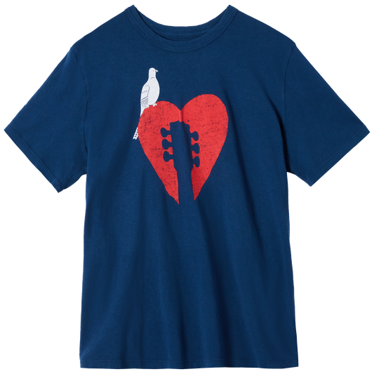 imogene + willie x Gibson "Gibson Gives Dove" Tee, Blue, Exclusive Shirts & Tops Gibson Blue XS