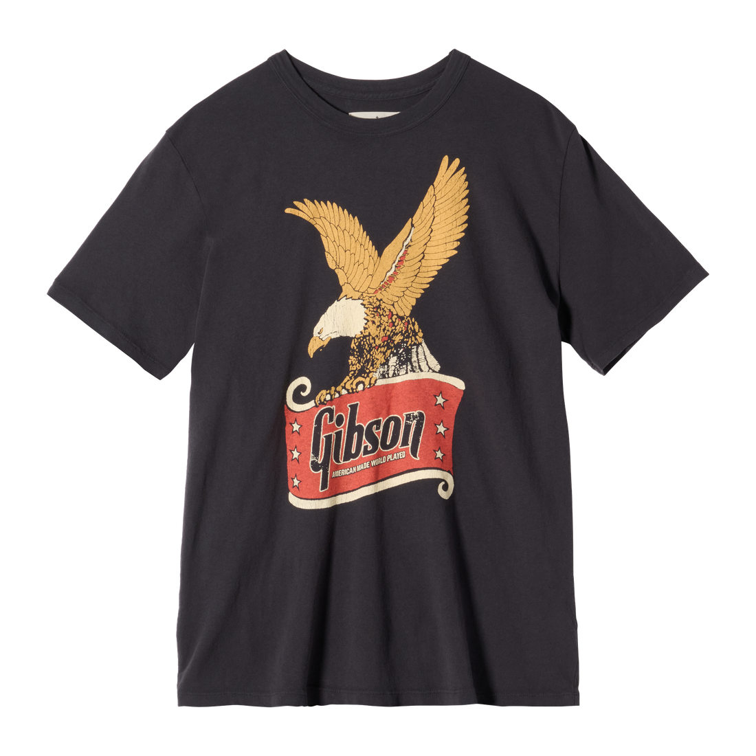 imogene + willie x Gibson "Golden Eagle" Tee Shirts & Tops Gibson Extra Small Black
