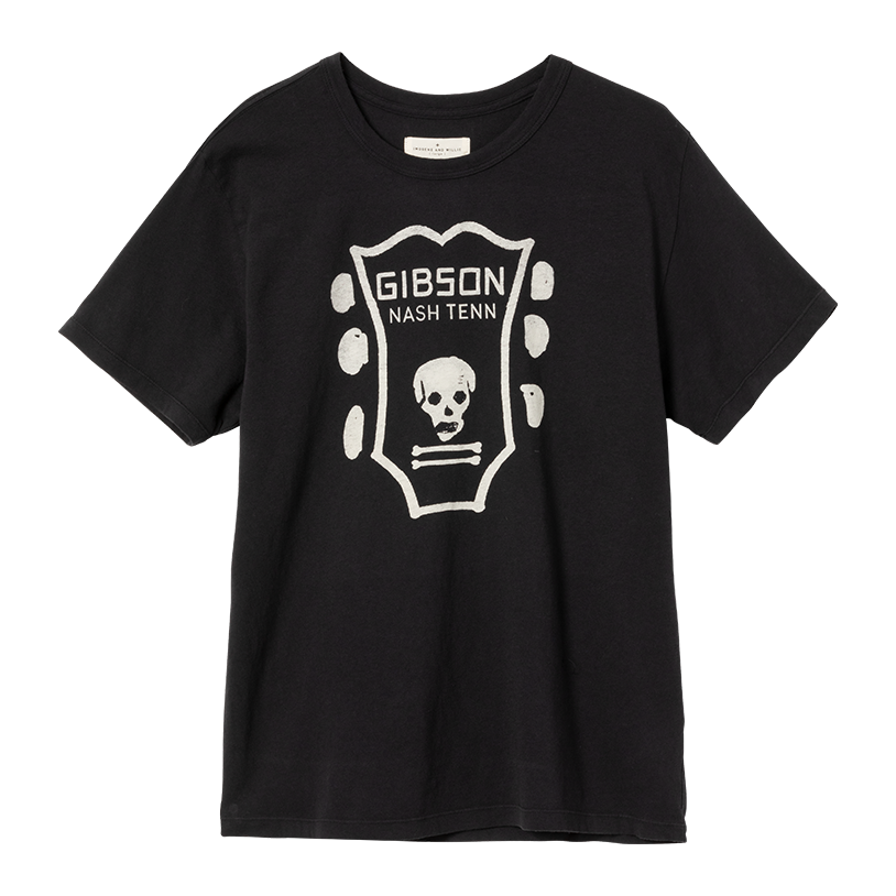 imogene + willie x Gibson Headstock Tee, Exclusive Shirts & Tops Gibson Black XS