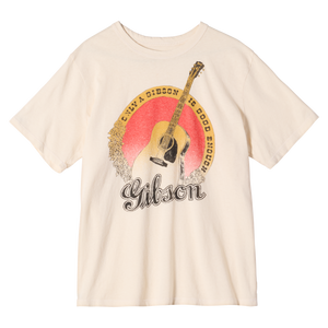 imogene + willie x Gibson "J-45" Tee Shirts & Tops Gibson Extra Small Cream
