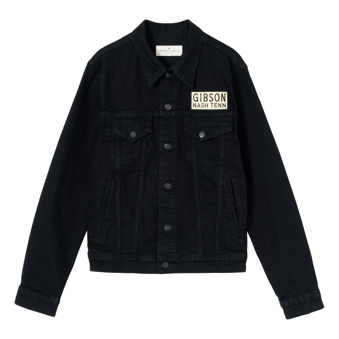 imogene + willie x Gibson Denim Trucker Jacket, Exclusive Outerwear Gibson XS Black