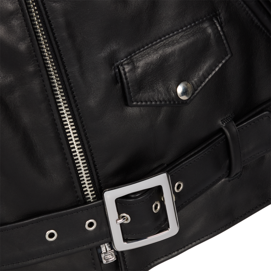 imogene + willie x Gibson x Schott Leather Jacket, Black, Exclusive Outerwear Gibson