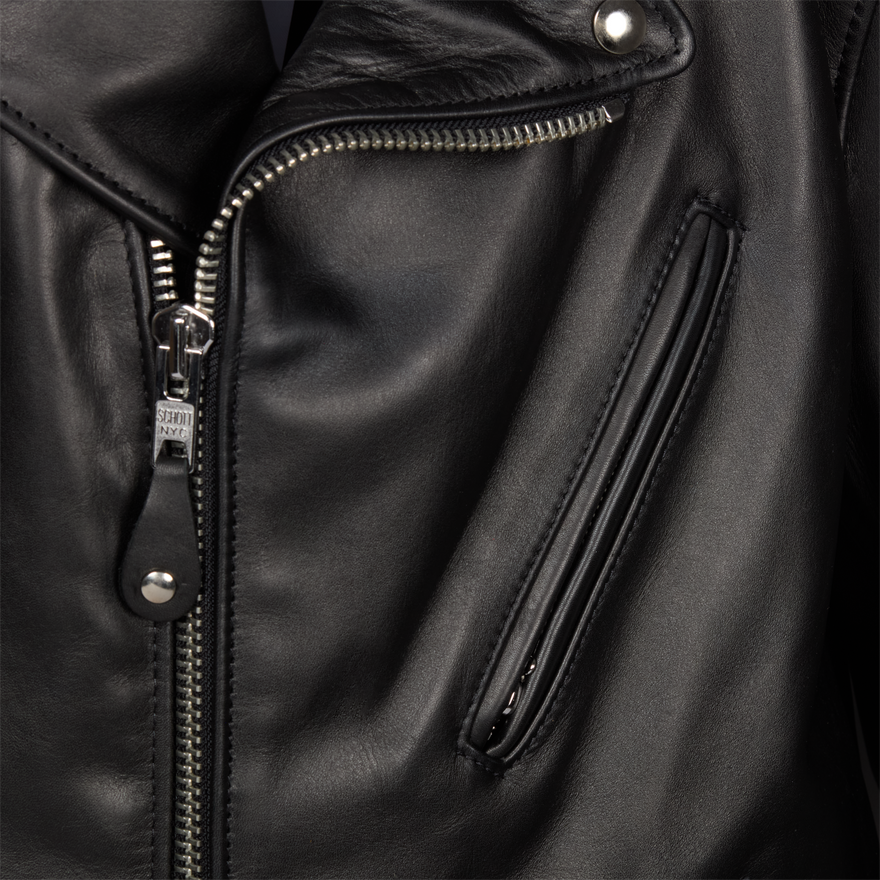 imogene + willie x Gibson x Schott Leather Jacket, Black, Exclusive Outerwear Gibson