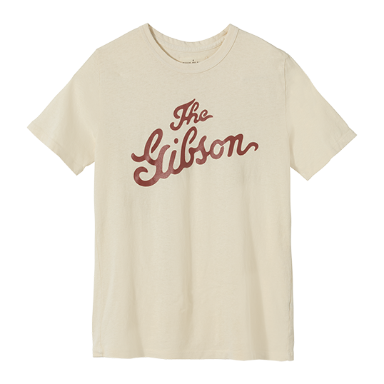 imogene + willie x Gibson The Gibson Tee, Exclusive Shirts & Tops Gibson XS White