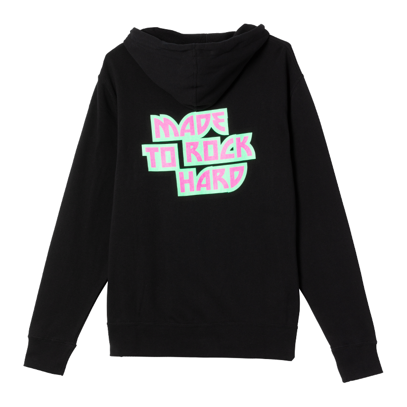 Kramer Made to Rock Hard Fullzip Hoodie Sweatshirt Kramer Black XS