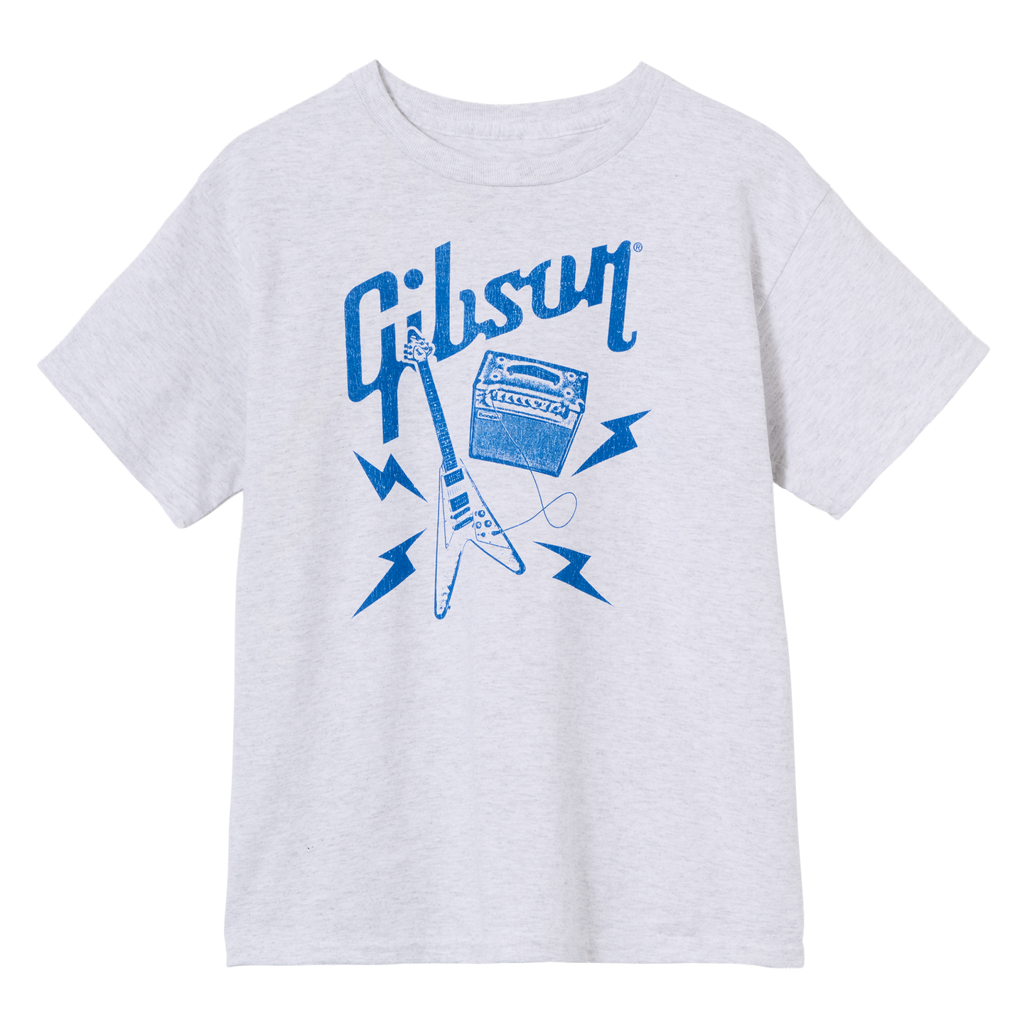 Gibson Kids Flying V Tee Kids Gibson Small Gray