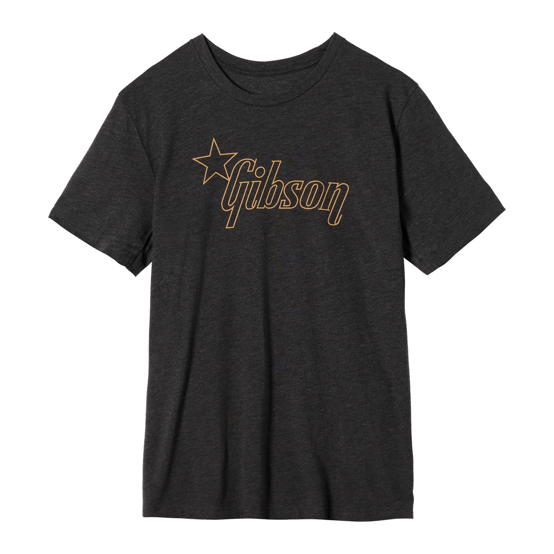 Gibson Star Logo Tee Shirts & Tops Gibson Charcoal XS