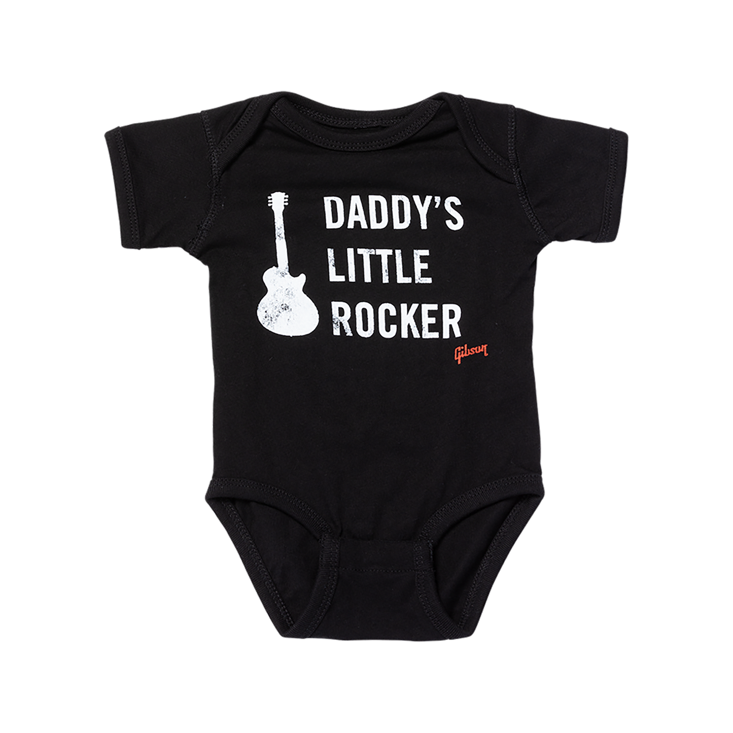 Gibson Daddy's Little Rocker Les Paul Onesie Kids Gibson 6M Black