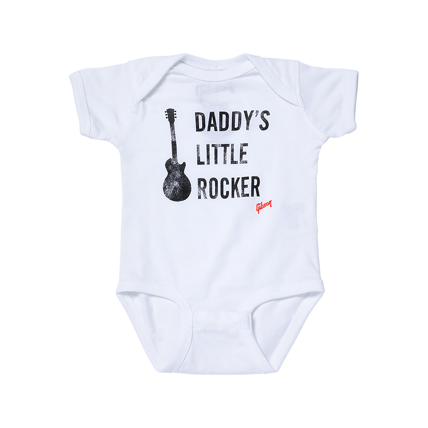 Gibson Daddy's Little Rocker Les Paul Onesie Kids Gibson 6M White